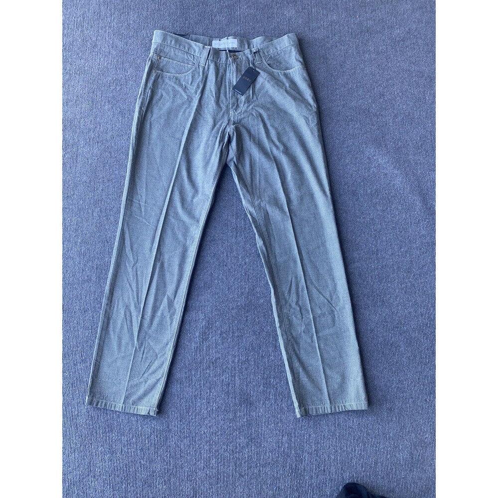 Pd&C Pants Mens Gray Chino Lightweight Casual Outdoor 34x30